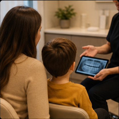 Family dental consultation